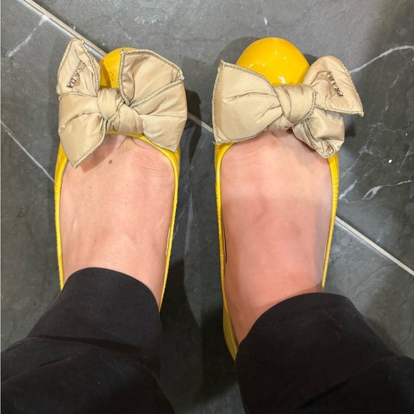 Prada Women's Yellow Ballet Flats size 38.5 EU - Picture 12 of 12